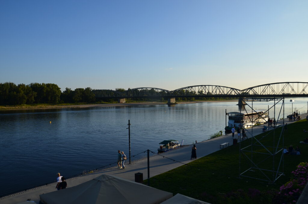 Fiume Vistola a Toruń