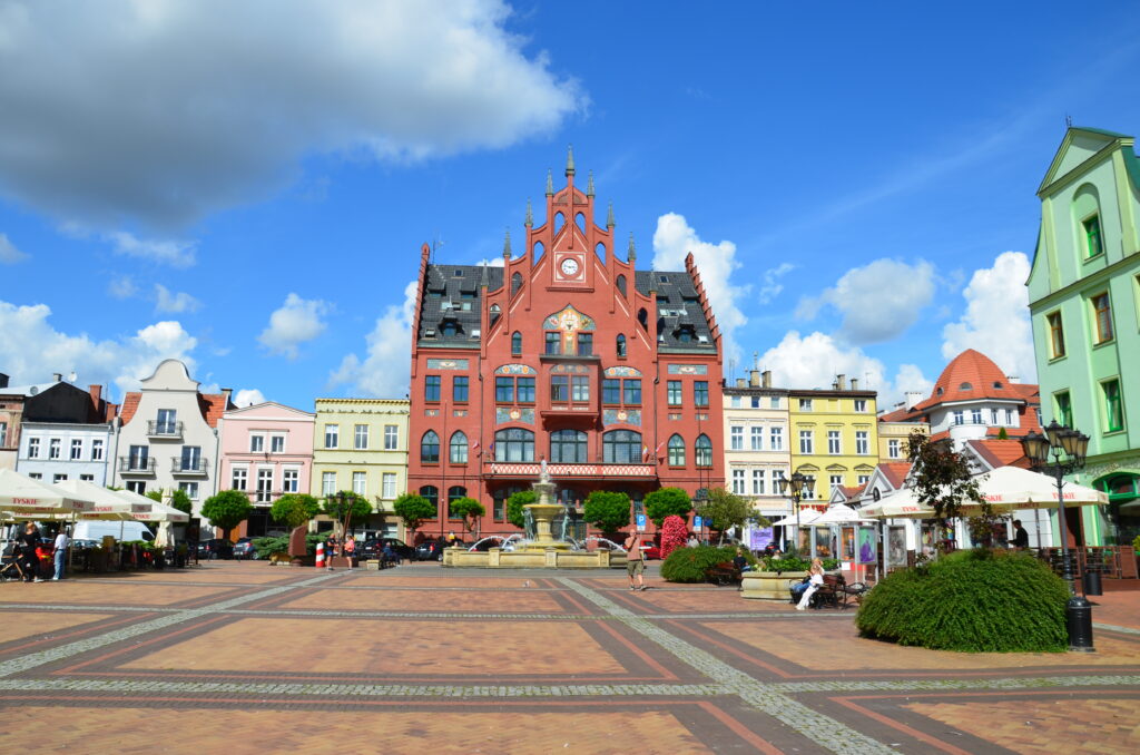 Rynek e municipio di Chojnice