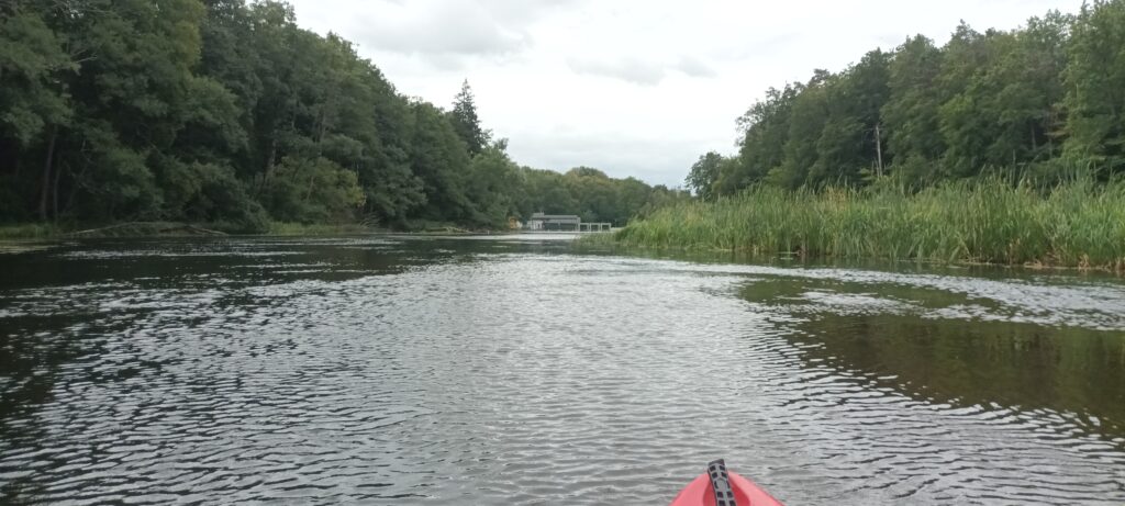 Fiume Drawa dalla canoa