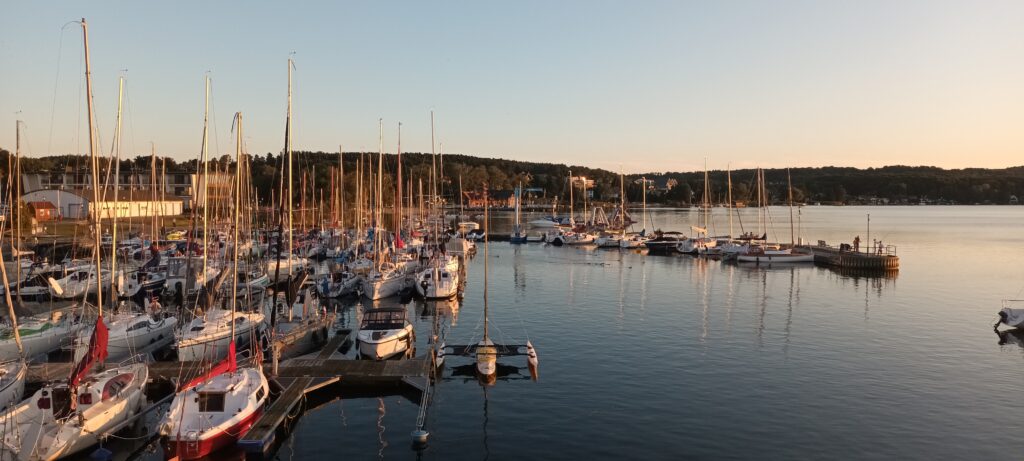 Charzykowy al tramonto